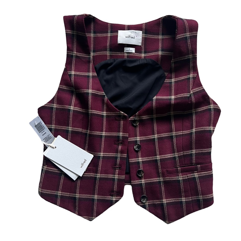 Aritzia Wilfred Desire Vest Size 2
